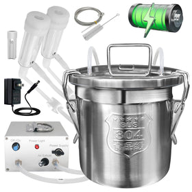 Hantop 6L goat milking machine front view for easy operation
