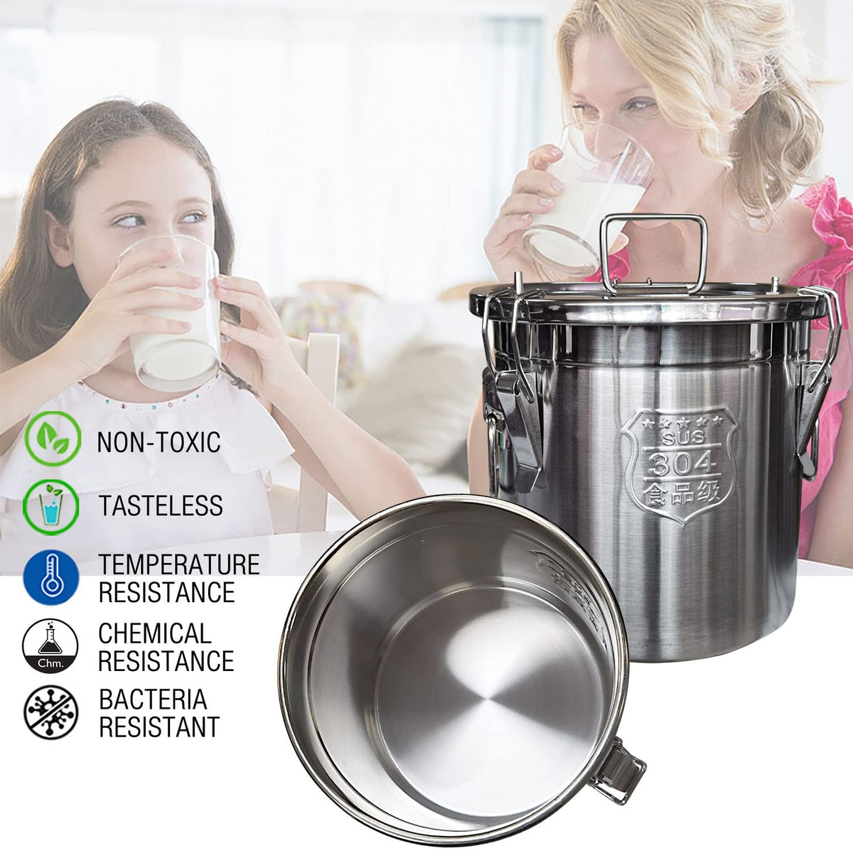 Hantop cleaning brushes for hose and teat cups