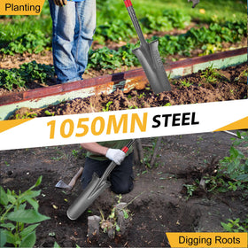 HANTOP 44-inch length ideal for deep digging and transplanting