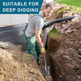 HANTOP Drain Spade digging in narrow trenches in tight spaces