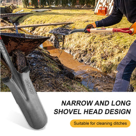 HANTOP 44-inch length spade suitable for deep digging