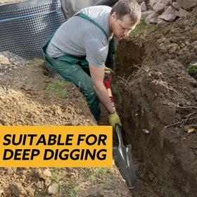 HANTOP Spade prepared for metal detecting digs