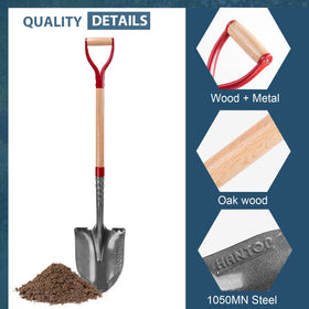 HANTOP ergonomic grip design suited for gloved use in gardening