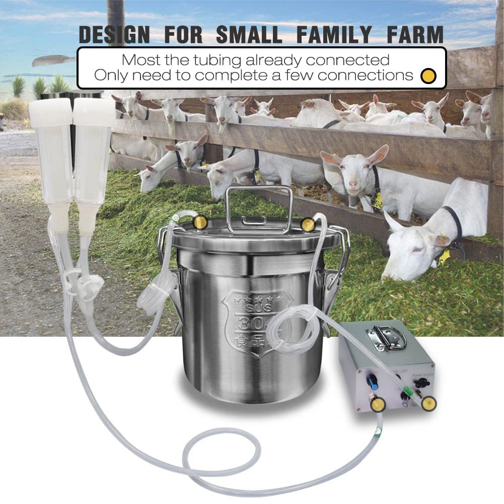 Hantop field milking in-use scene with portable power