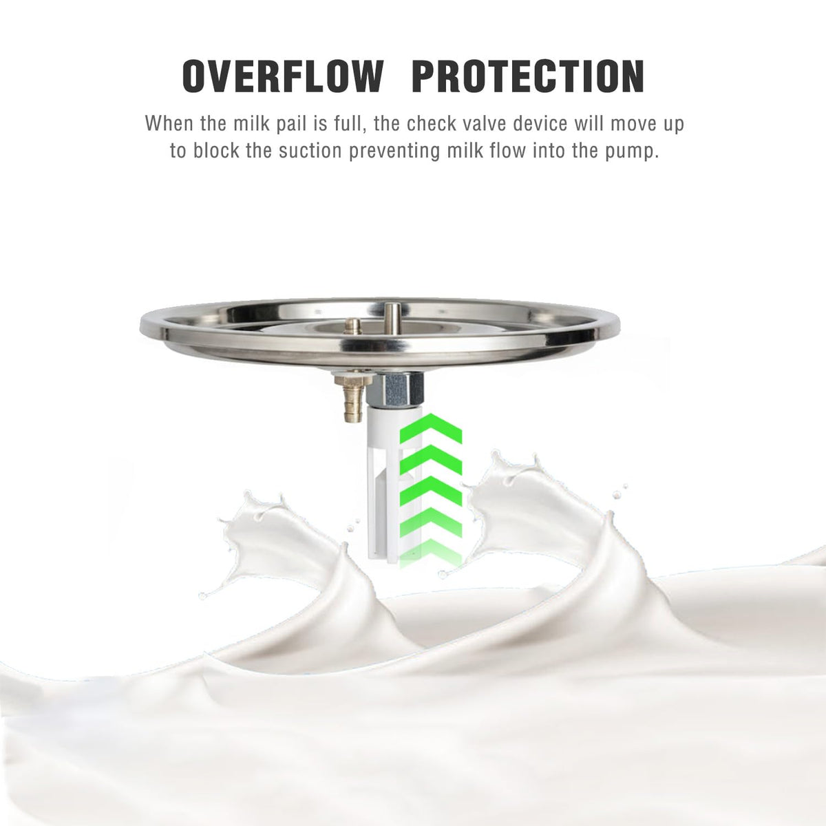 Hantop milk-container keeps milk clean and ready for storage