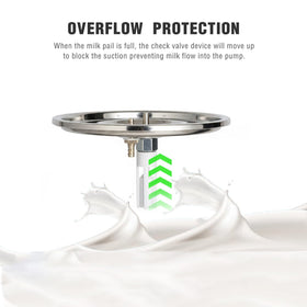 Hantop milk-container keeps milk clean and ready for storage