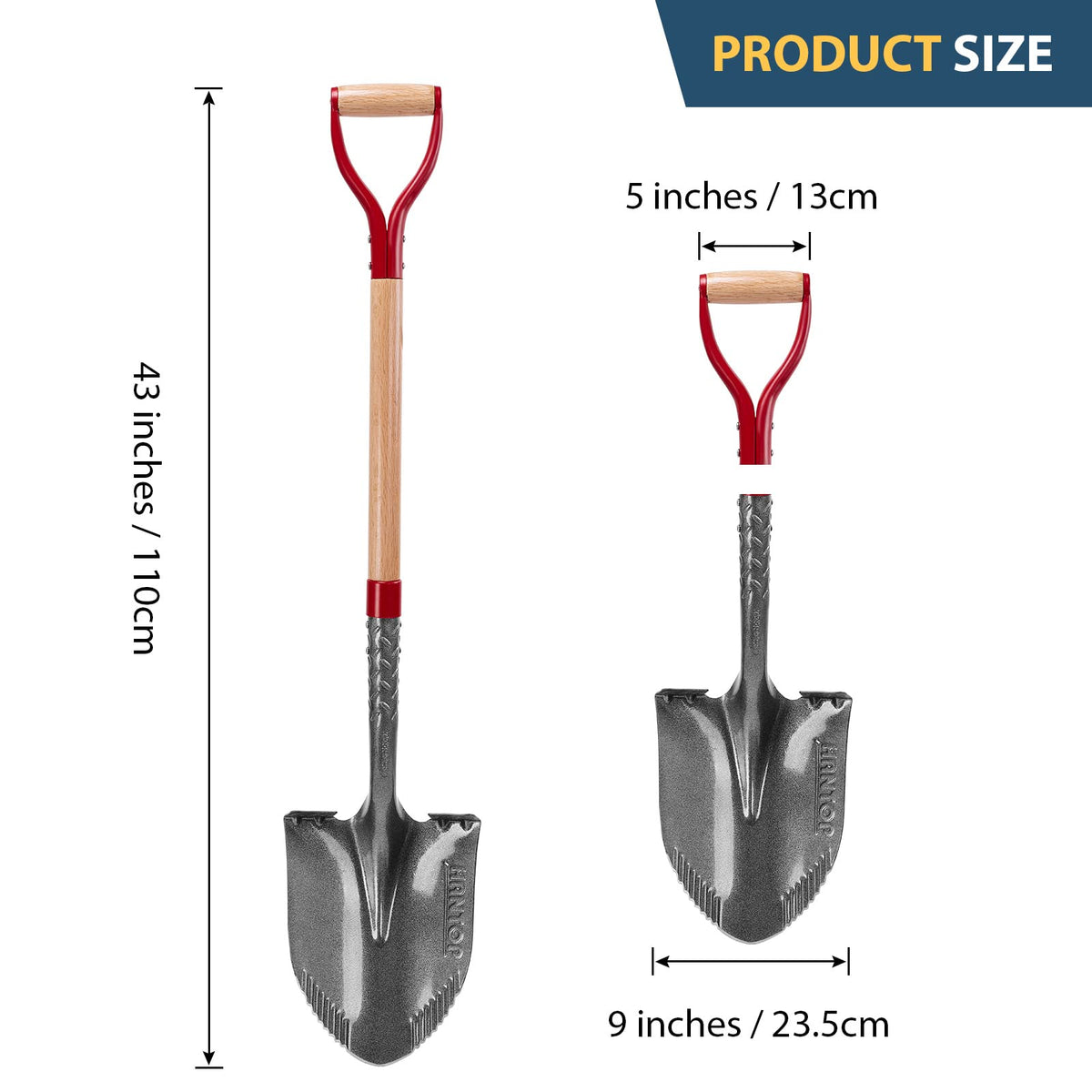 HANTOP sawtooth blade helps cut through roots and tough soil