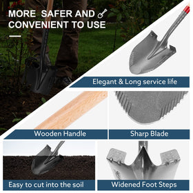 HANTOP wood and metal grip offers balanced handling