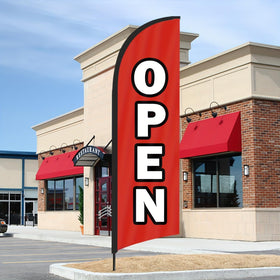 HANVIDA Open Flags for Businesses ideal for grand openings and promos.