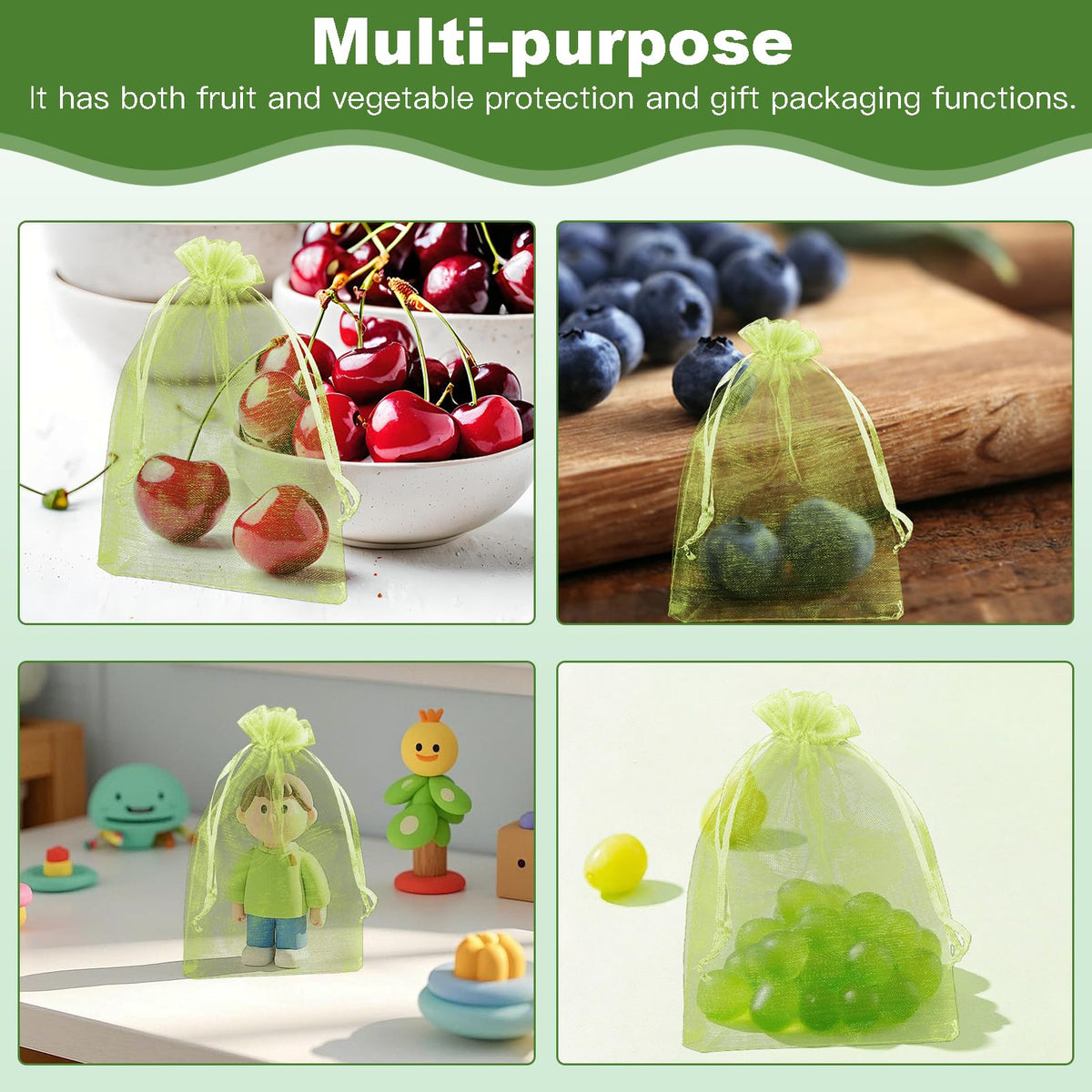 HANWRAPS pack of 60 bags for garden use