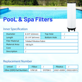 HANXER 20-30 micron filtration traps fine dust and leaves