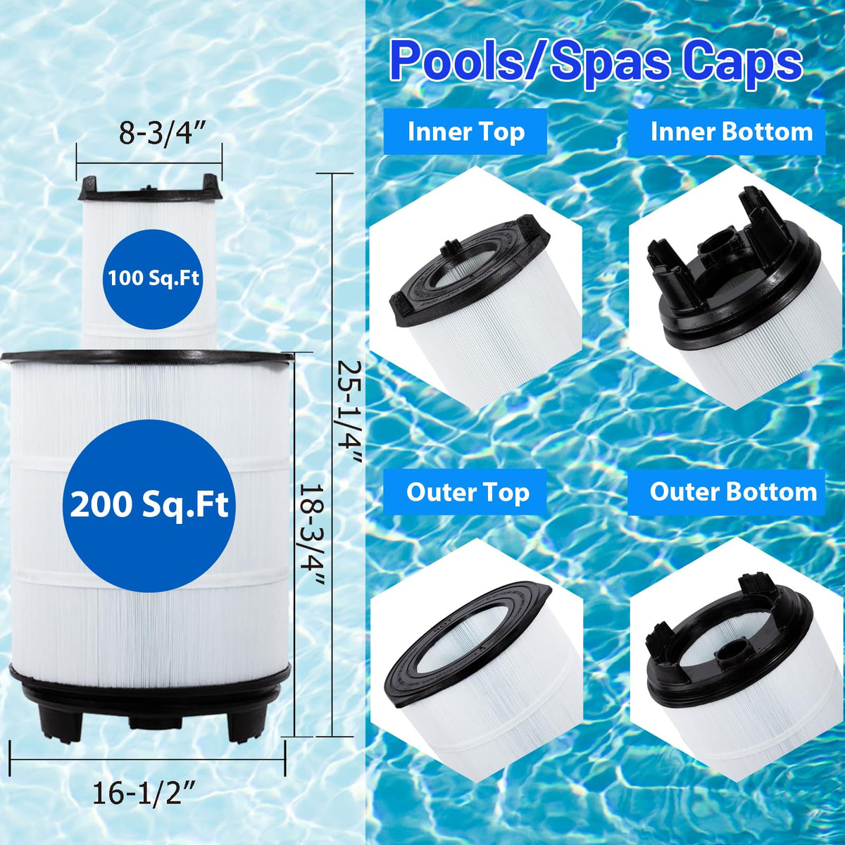 HANXER System 3 S7M120 outer filter with reinforced structure for long-lasting performance
