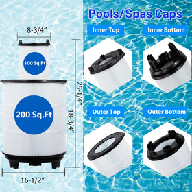 HANXER System 3 S7M120 outer filter with reinforced structure for long-lasting performance