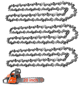 Haokixin 20-inch chain with 325 pitch and 76 links for precise cutting