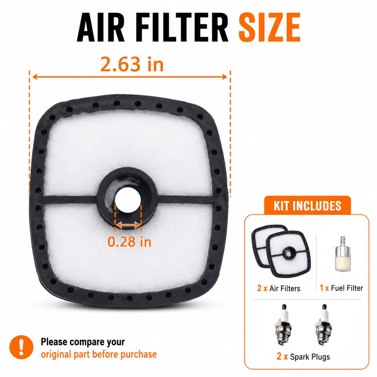 Haokixin Oregon compatible filter protects performance across multiple models.