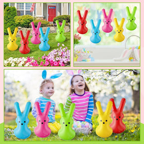 Haooryx inflatable bunny storage for easy deflate and compact storage.