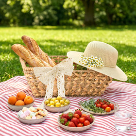 HAOPENGYOU vintage-style basket complements Mother's Day and farmhouse setups