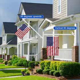 Haoridul flag display for front yard or porch