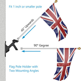 Haoridul flag pole holder aluminum rust-proof coating highlights weather resistance and long-lasting performance.