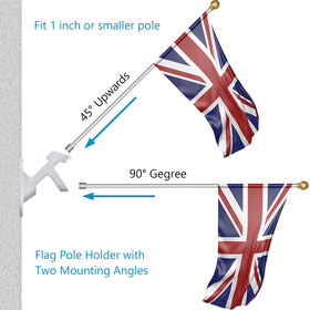 Haoridul stainless butterfly screws provide secure, adjustable pole grip.