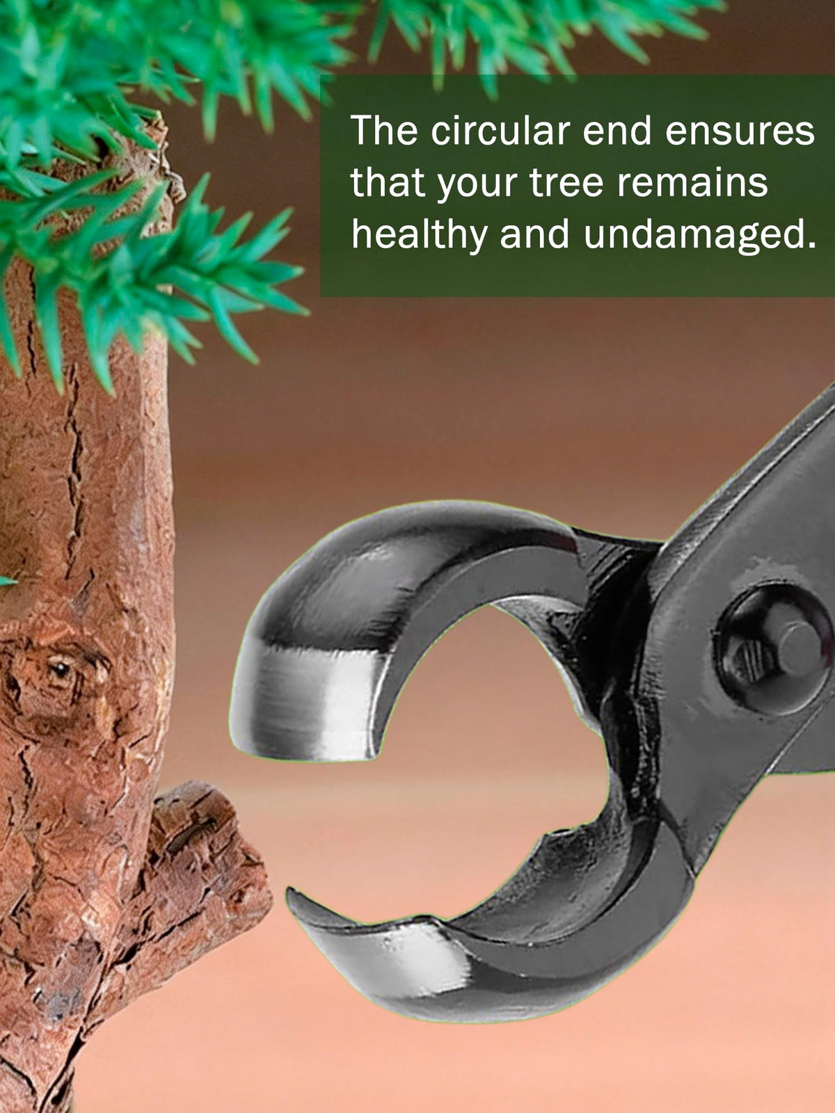 Haosie Bonsai Concave Cutter short aligned blades for precise trimming