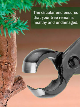 Haosie Bonsai Concave Cutter short aligned blades for precise trimming