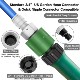 HAOWIN built-in filter helps prevent clogging for consistent misting.