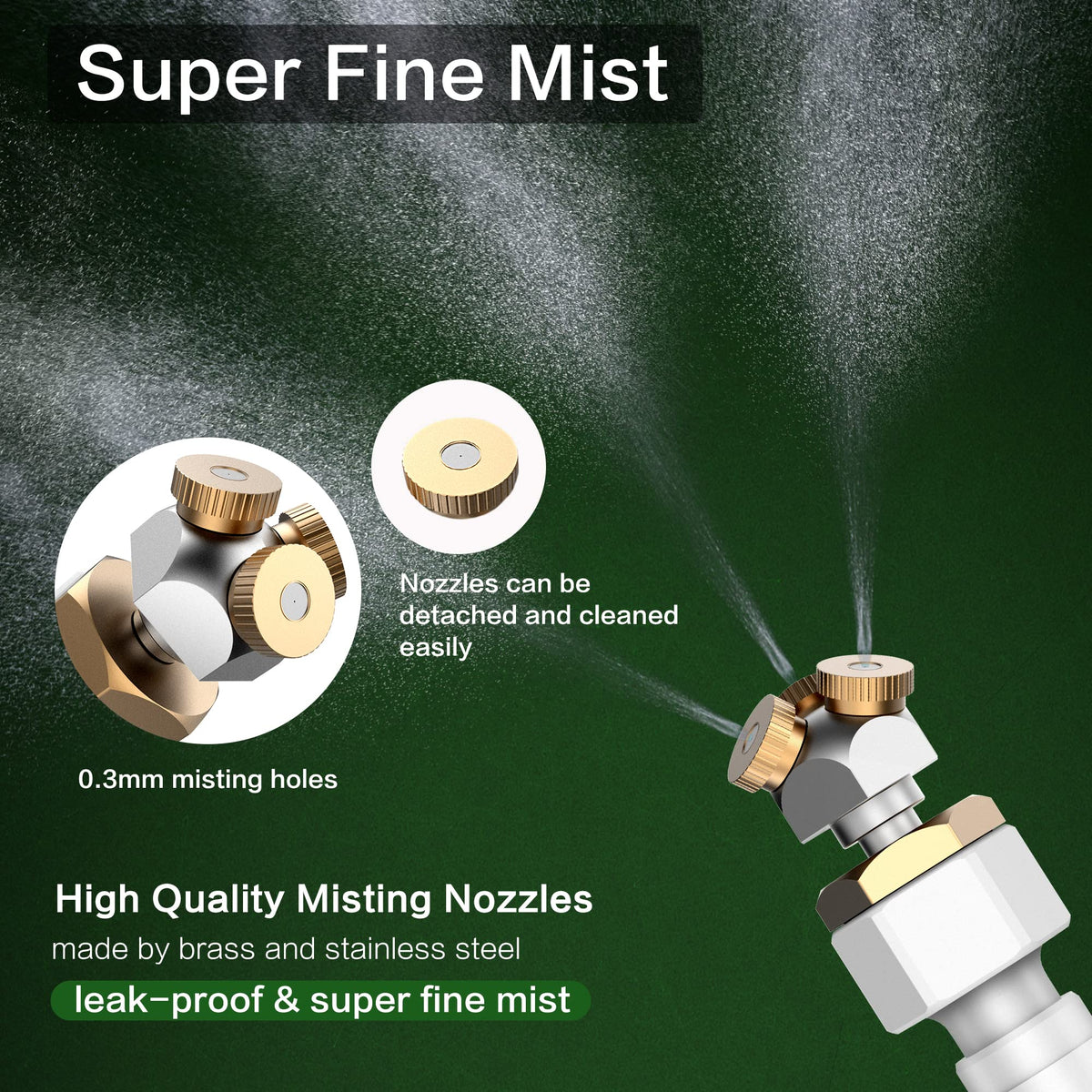 HAOWIN leak-proof aluminum tube shown for durable outdoor use.