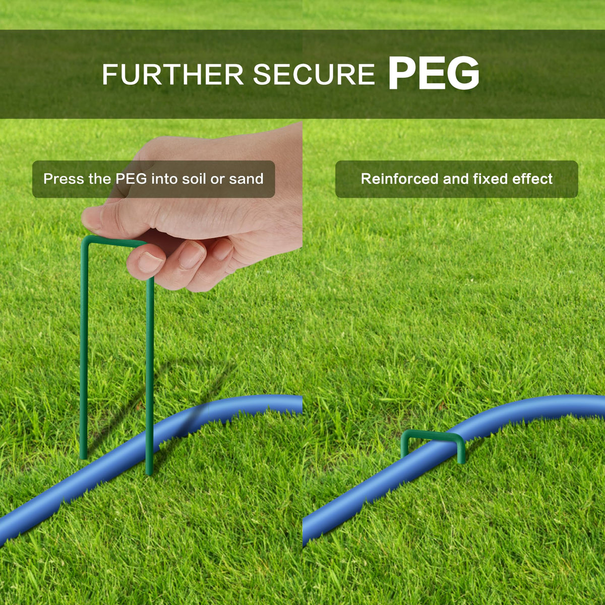 HAOWIN quick-connect hose compatibility simplifies outdoor installation.