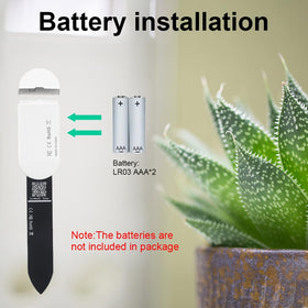 Haozee long-life moisture meter supporting greenhouse and lawn monitoring.