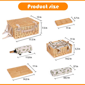 Hap Tim bamboo cheese board lid doubles as stylish serving surface