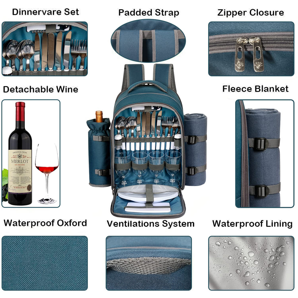 Hap Tim nylon fabric ensures durable, weather-resistant outdoor use