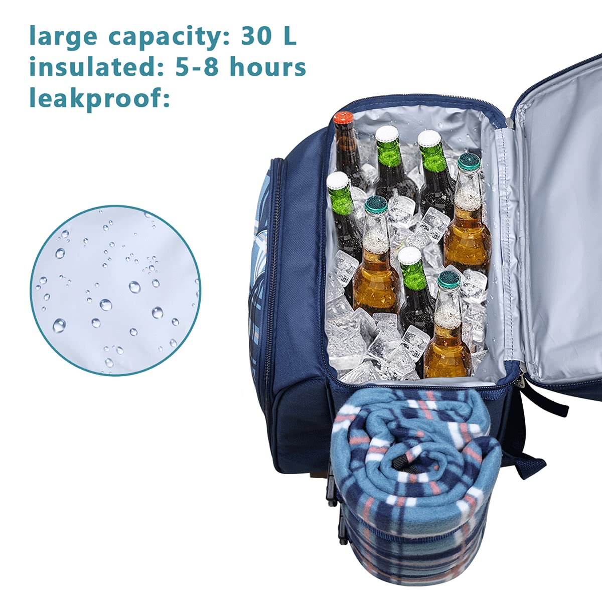Hap Tim top pocket stores dry foods securely and accessibly