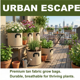 Haphomia tan modern-aesthetic designed to blend with outdoor spaces
