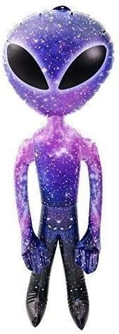 HAPPY DEALS Galaxy Space Alien Inflate ships deflated for easy setup and storage