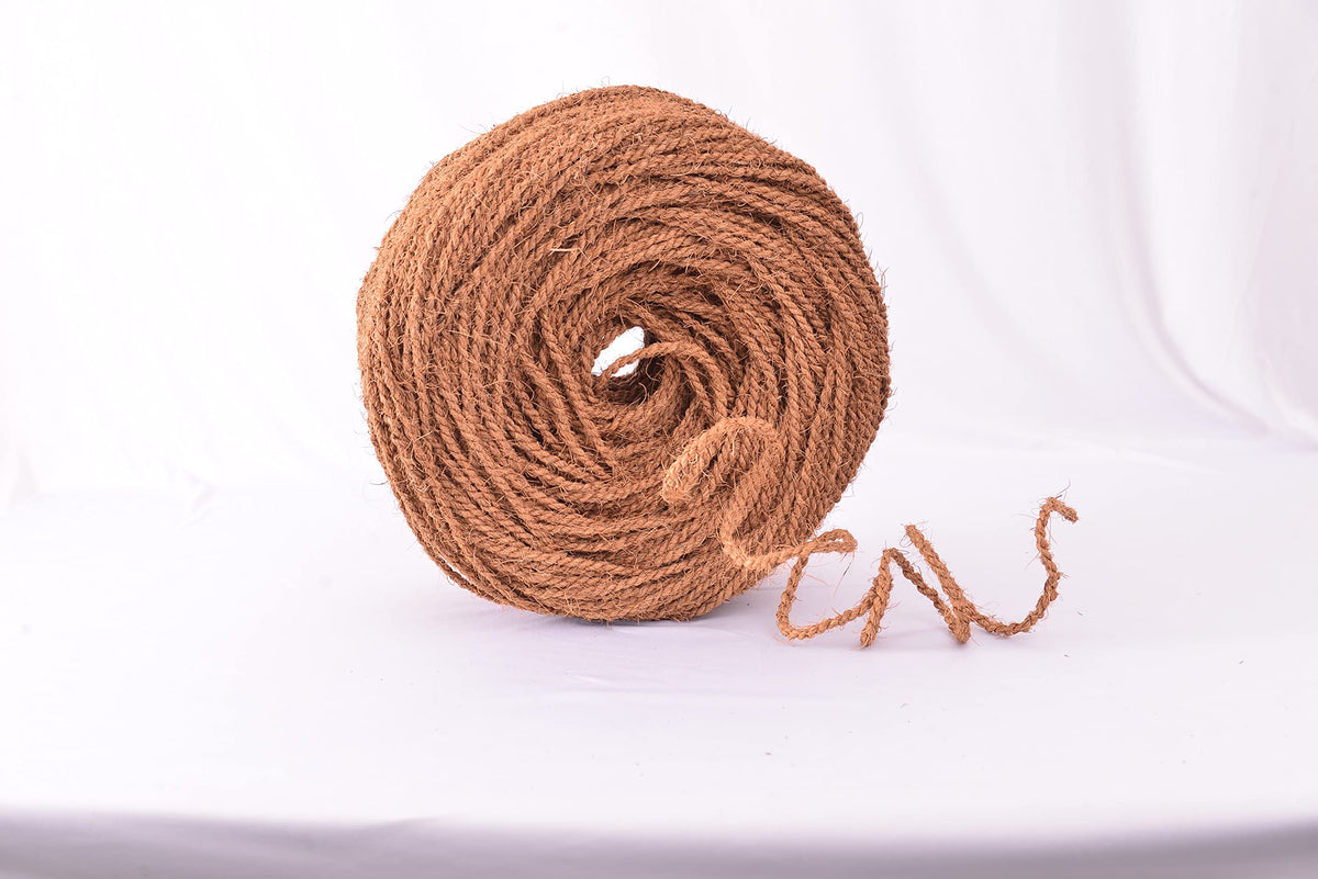 Happy House coir twine 1150 ft length for long trellis projects