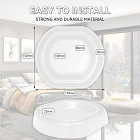 Happy Reunion anti-slip pad traps stay put on hard floors for reliable monitoring.