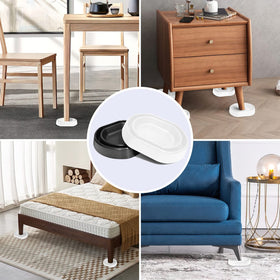 White interceptors blend with home decor while monitoring activity around sleeping areas.