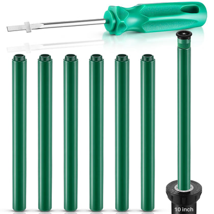 HappyAlley 10-inch sprinkler riser extension elevates heads for even lawn watering