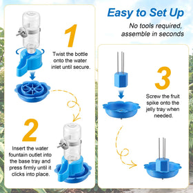 HappyAlley Detachable Fruit Spike for versatile feeder placement
