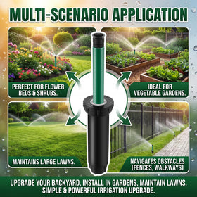 HappyAlley green sprinkler riser extension pack ready for irrigation upgrade