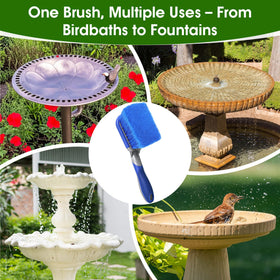 HappyAlley Outdoor bird care tool suitable for ceramic, metal, and wood surfaces.
