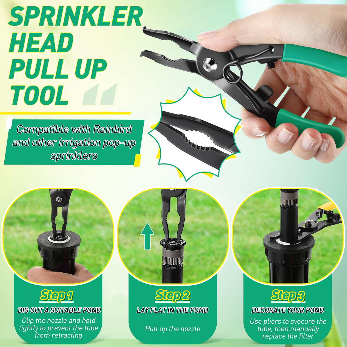 HappyAlley tool adjusting spray pattern on compatible spray heads