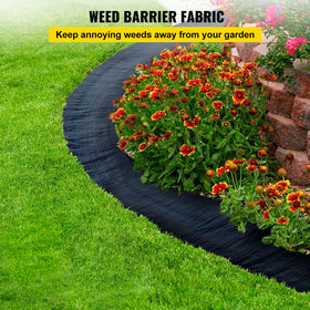 Happybuy 3oz landscape fabric delivers durable weed control for long-lasting garden beds.
