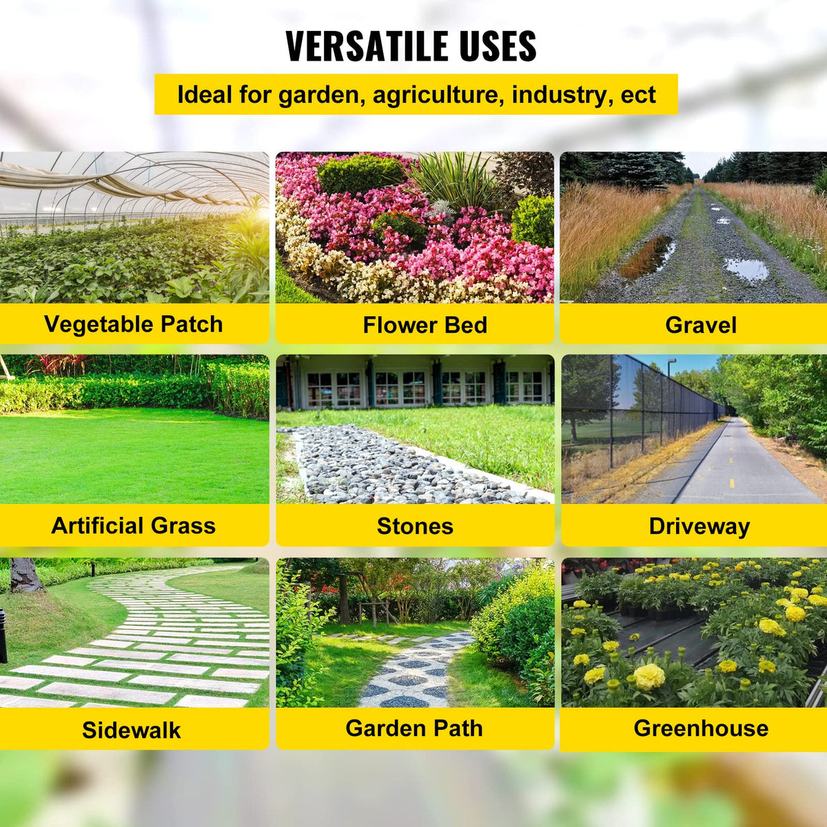 Happybuy permeable fabric drains water efficiently from underlayment.