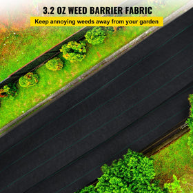 Happybuy landscape fabric close-up shows high permeability supporting soil moisture balance.