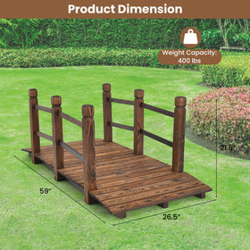HAPPYGRILL bridge across yard suitable for farm or landscape