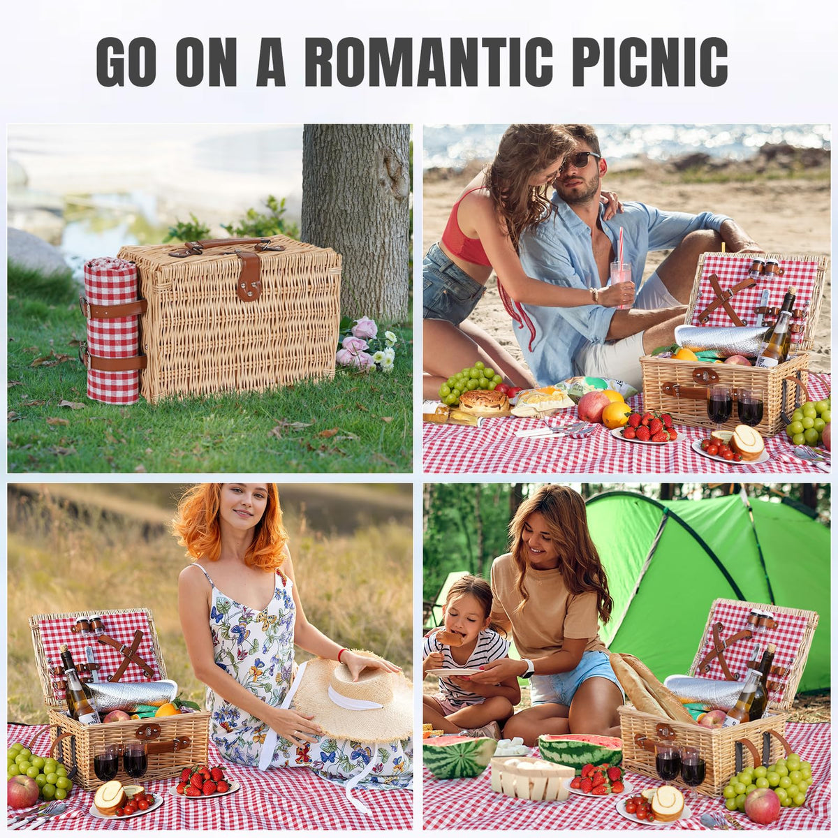 HappyPicnic bottle-opener-salt-pepper ensemble completes picnic setup.