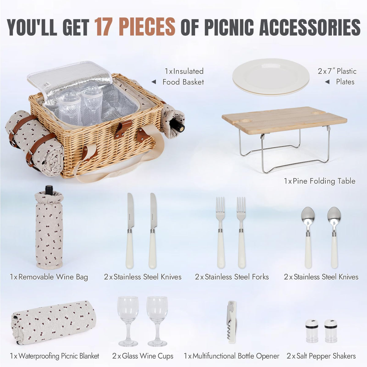 HappyPicnic waterproof blanket keeps two comfortable on damp ground.