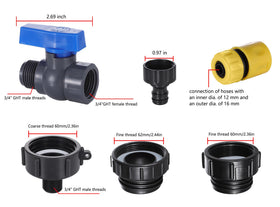 Happywins 2in fine thread adapter with precise seal